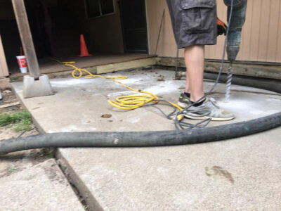 Cement Drilling by Mudjack Concrete LLC