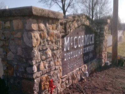 Company Stone Sign by Mudjack Concrete LLC
