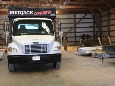 Mudjack Concrete LLC Company Truck