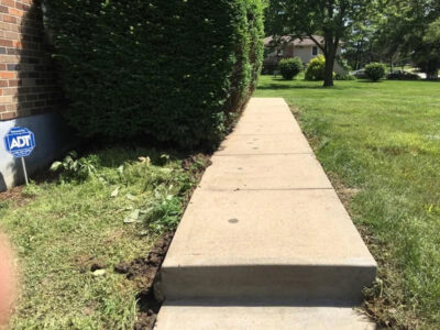 Sidewalk by Mudjack Concrete LLC